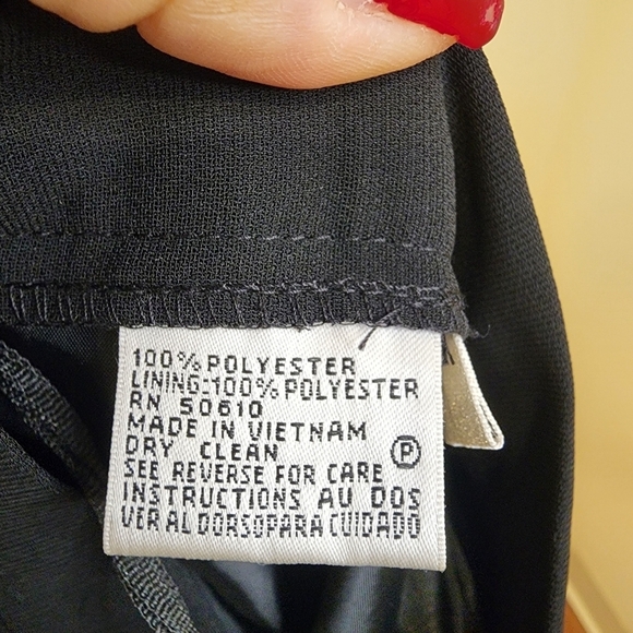 le Suit Women's Black Flat Front Dress pants plus size 18 NWT - Picture 5 of 12